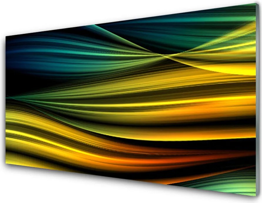 Panel Szklany Modernistyczny Akcent Graficzny