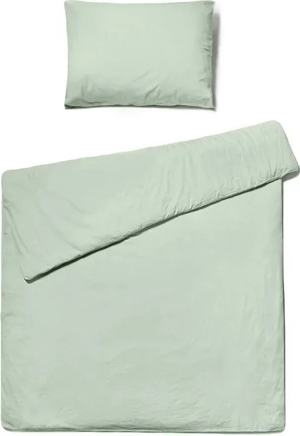 PrzytulneMieszkanie.pl PrzytulneMieszkanie.pl Bawełniana pościel CALMORA miętowa Rozmiar pościeli: 2 szt 70 x 90 cm | 160 x 200 cm