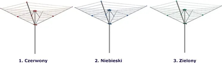 Zielona Obrotowa Suszarka Ogrodowa G9-Z24