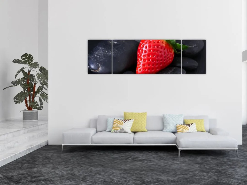 Obraz truskawki (170x50 cm)