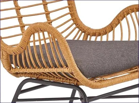 Rattanowy fotel do pokoju - Jetrus