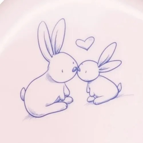 Tega Grający nocnik Bunny, różowy