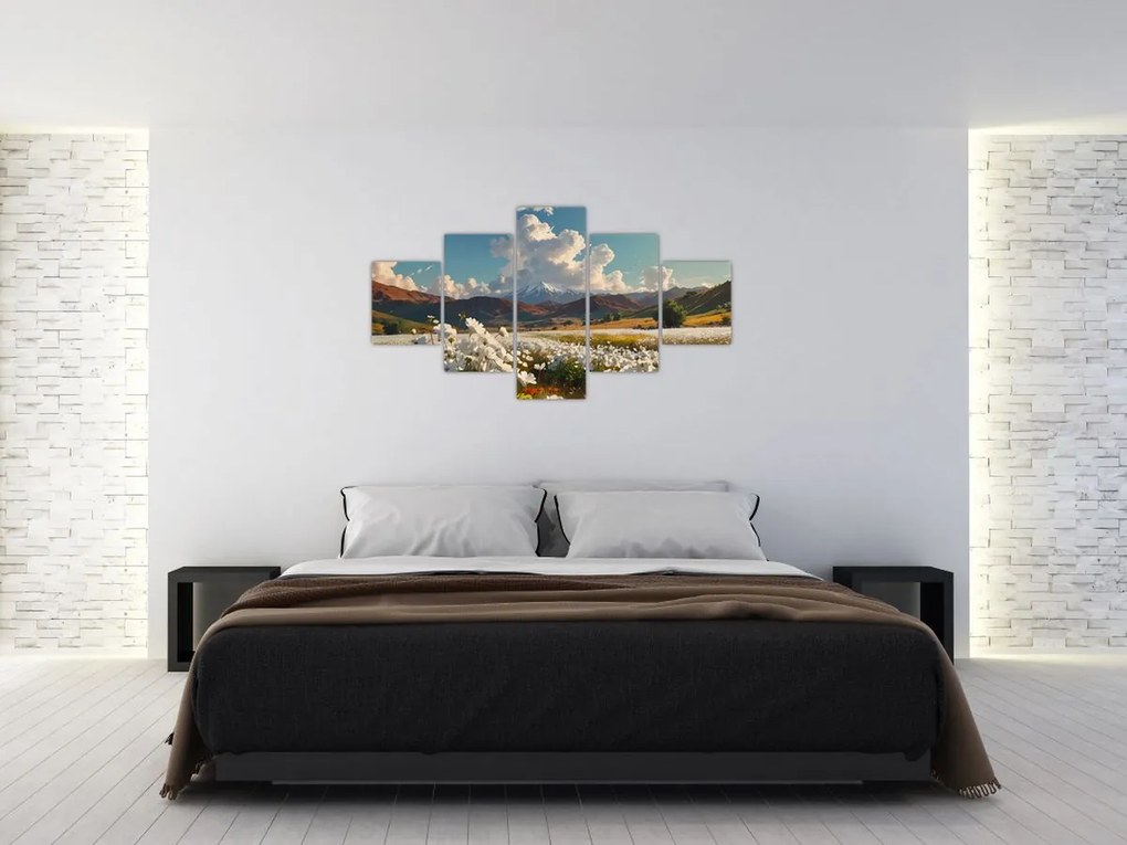 Obraz - Spokojny krajobraz (125x70 cm)