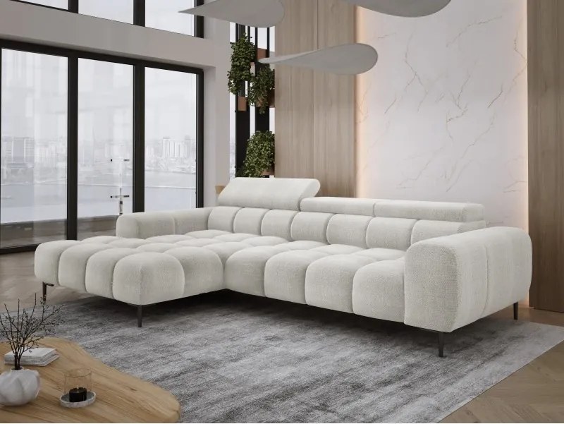 Narożnik PLAZA MINI Lewostronny w tkaninie EDEN 01 WERSAL