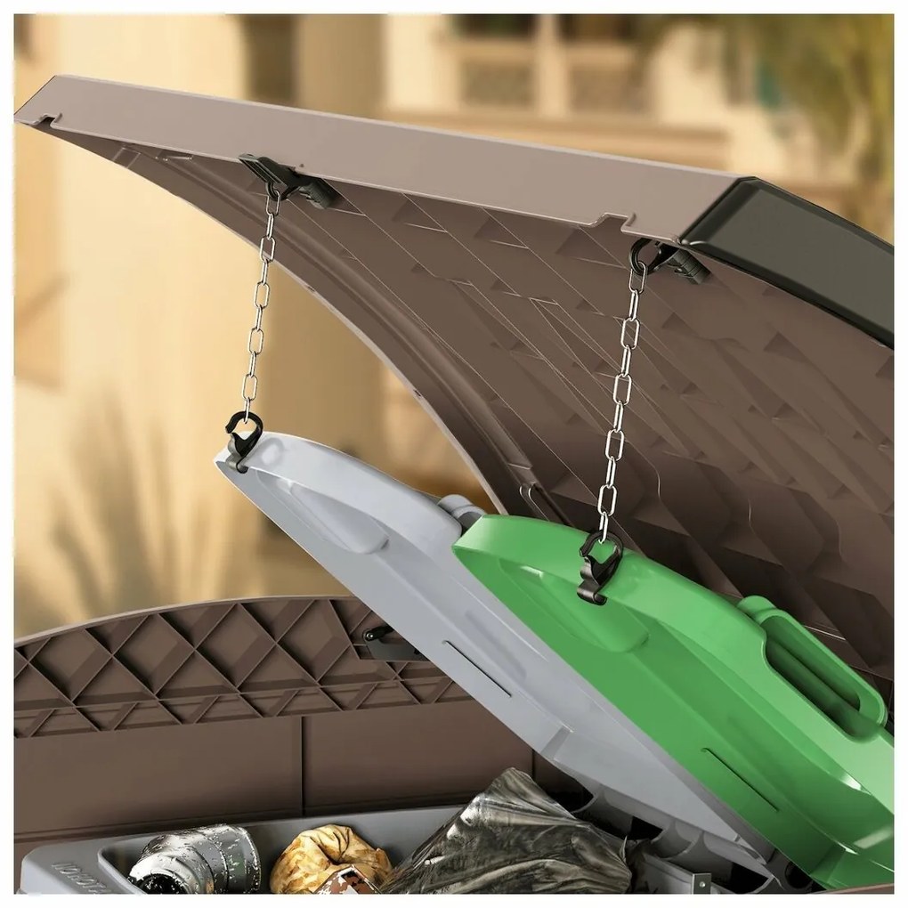 Duramax Skrzynia plastikowa StoreAway brązowy, 1200 l