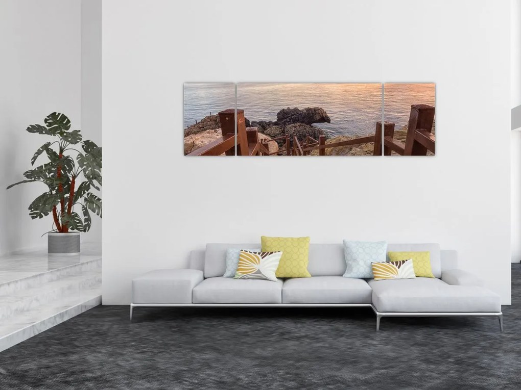 Obraz - Zejście ku morzu (170x50 cm)
