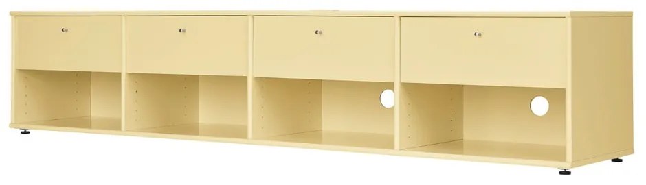 Jasnożółta szafka pod TV 214x45 cm Mistral – Hammel Furniture