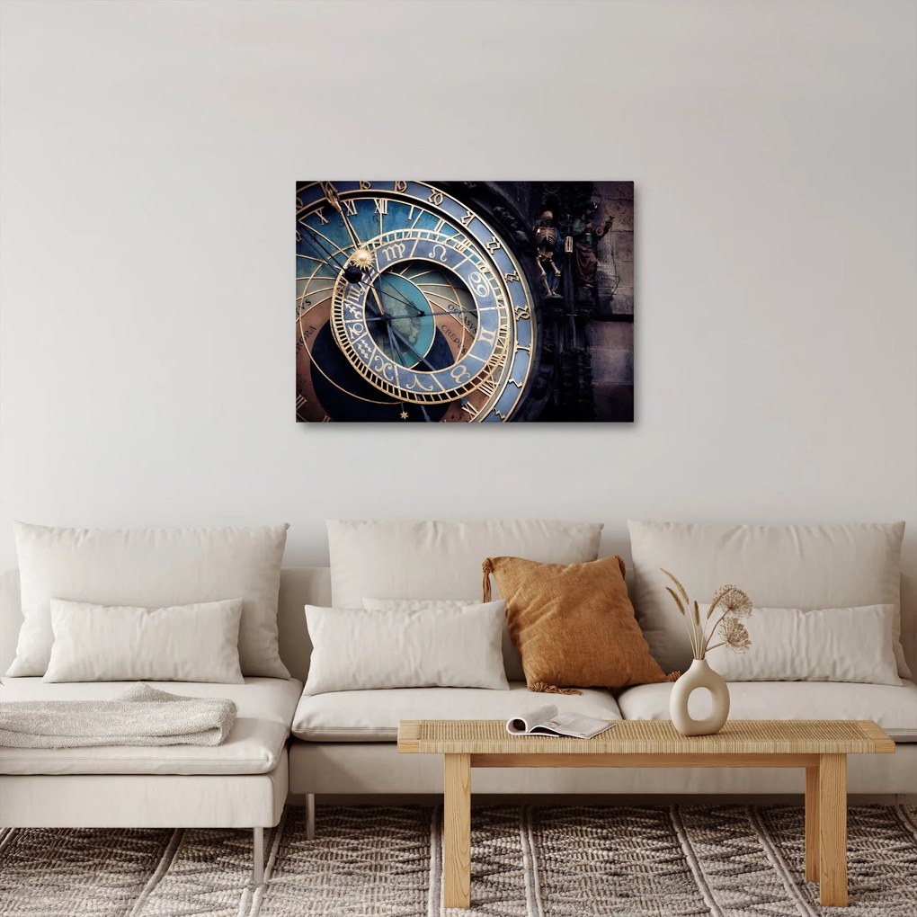 Obraz - Praski zegar astronomiczny, Praga (70x50 cm)