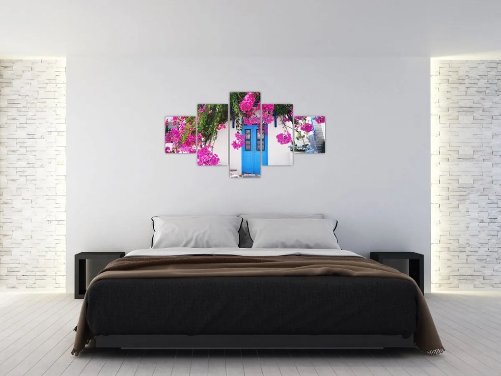 Obraz - Tradycyjny grecki dom (125x70 cm)