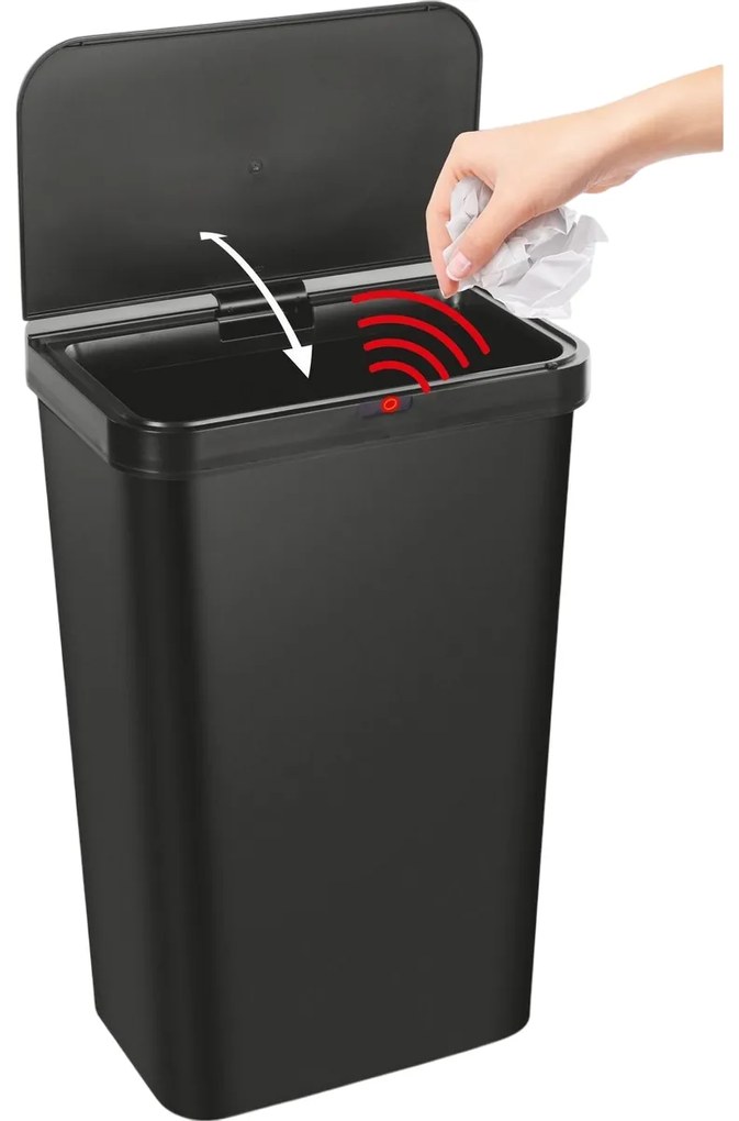 Lamart LT8110 Kosz bezdotykowy Sensor 50 l, czarny