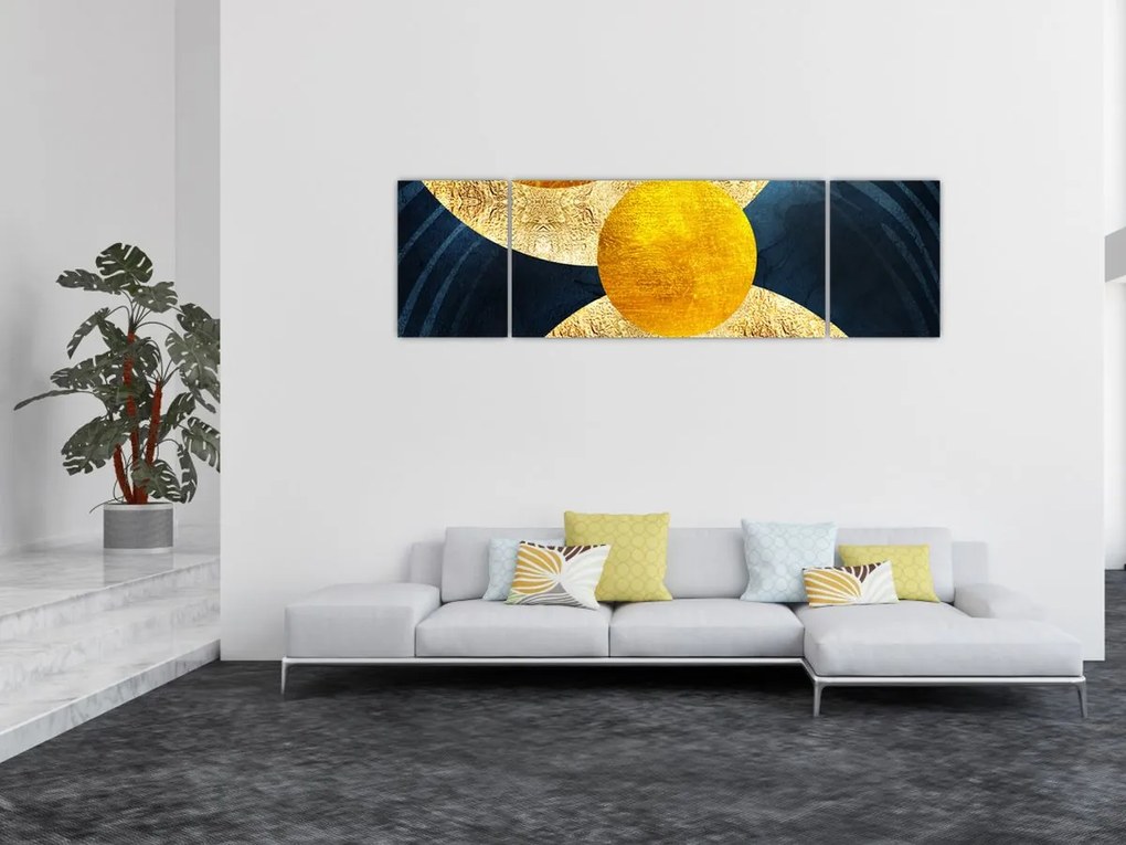 Obraz - Koła (170x50 cm)