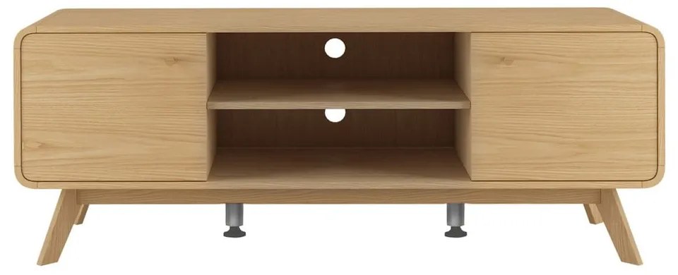 Szafka pod TV w dekorze dębu w naturalnym kolorze 140x53 cm Cassie – Støraa