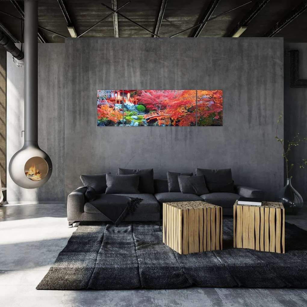 Obraz - Orientalny krajobraz (170x50 cm)