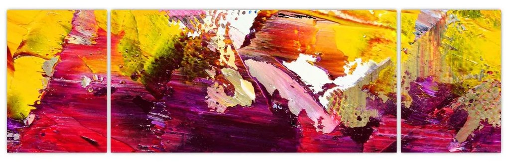 Obraz abstrakcji - malarstwo (170x50 cm)