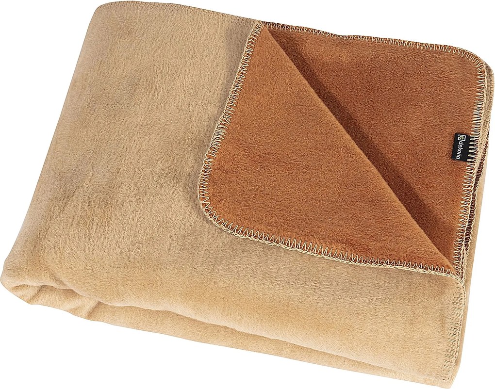 Koc Cosy Home 150x200cm Cognac&Beige