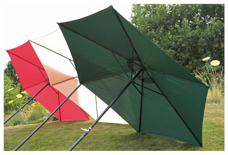 Ciemnozielony parasol ogrodowy 295x295 cm – Garden Pleasure