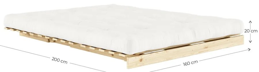 Sofa rozkładana w naturalnym kolorze 160 cm Roots – Karup Design