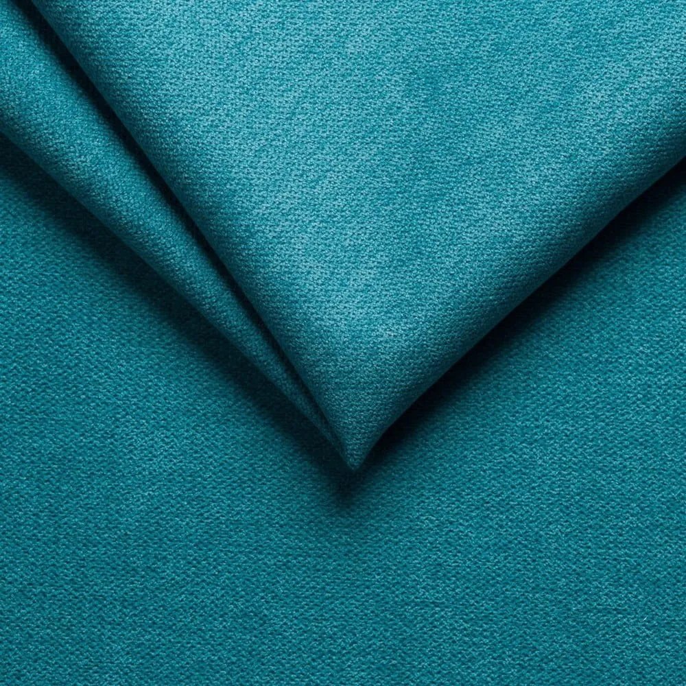 Turkusowy fotel typu uszak Swan – Ropez