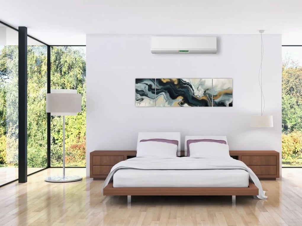 Obraz - Rysunek marmurkowy (170x50 cm)