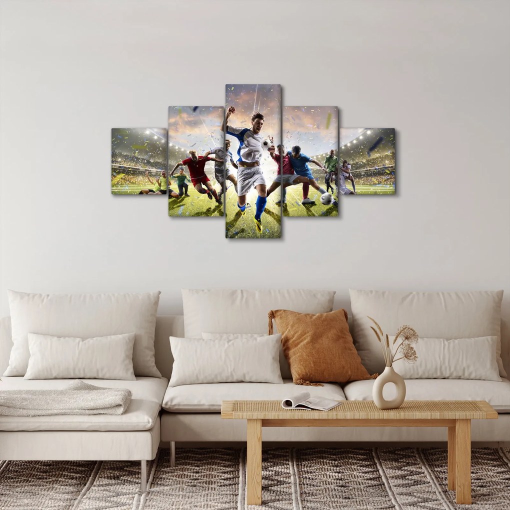 Obraz - Piłka nożna (125x70 cm)