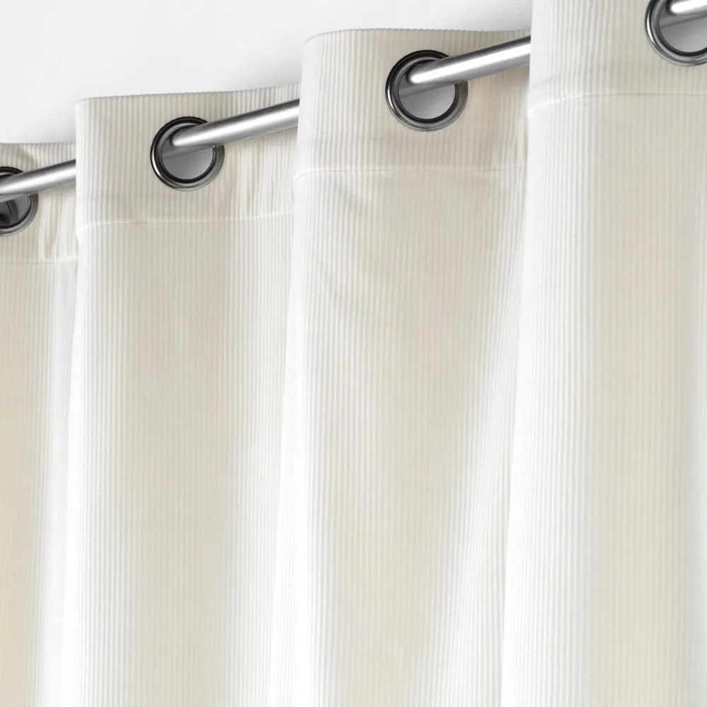 Kremowa sztruksowa zasłona 140x260 cm Casual – douceur d'intérieur