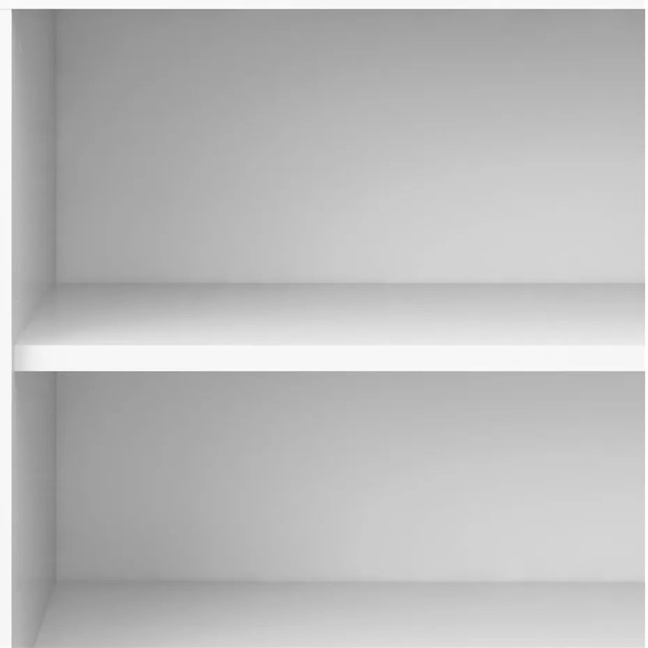 Biały regał modułowy 89x222 cm Prima – Tvilum