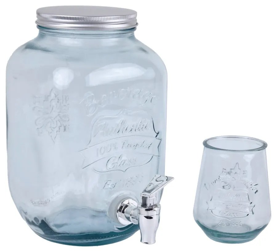 Zestaw słoja na lemoniadę i 4 szklanek Juego – Ego Dekor