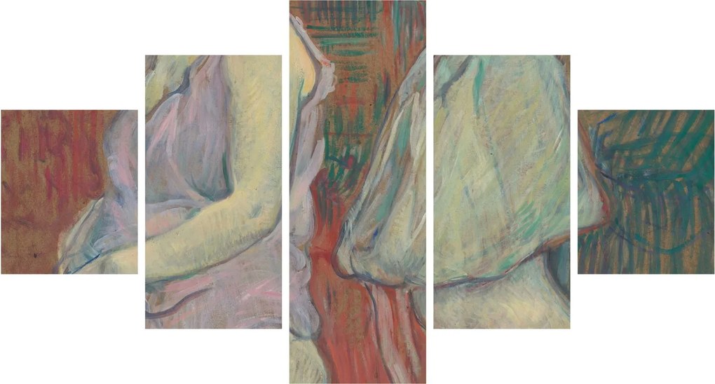 Obraz - Henri de Toulouse-Lautrec, Rue des Moulins, reprodukcje (125x70 cm)