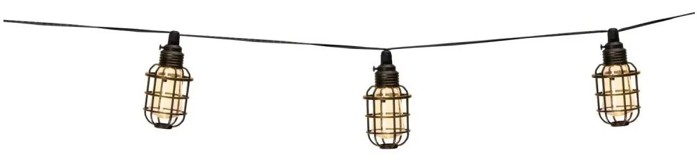 Grundig - LED łańcuch solarny 10xLED 3,8m IP44 ciepła biel 600 mAh