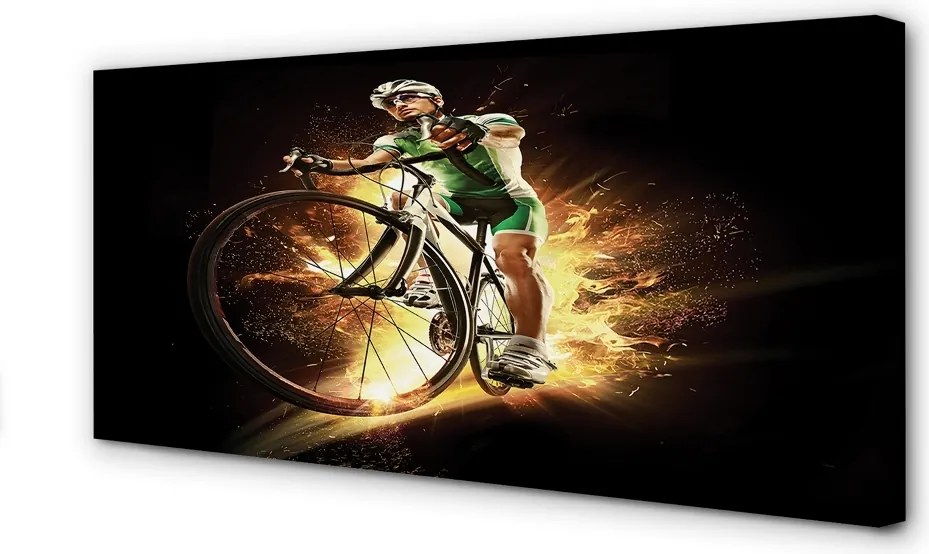 Obraz drukowany na płótnie Minimalistyczny Wizerunek Roweru