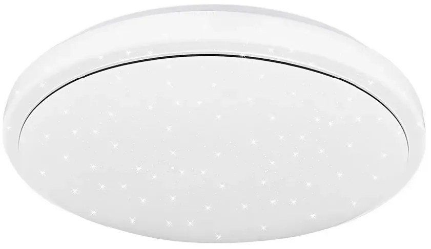 Nowoczesny plafon led z białym kloszem - V184-Dizi