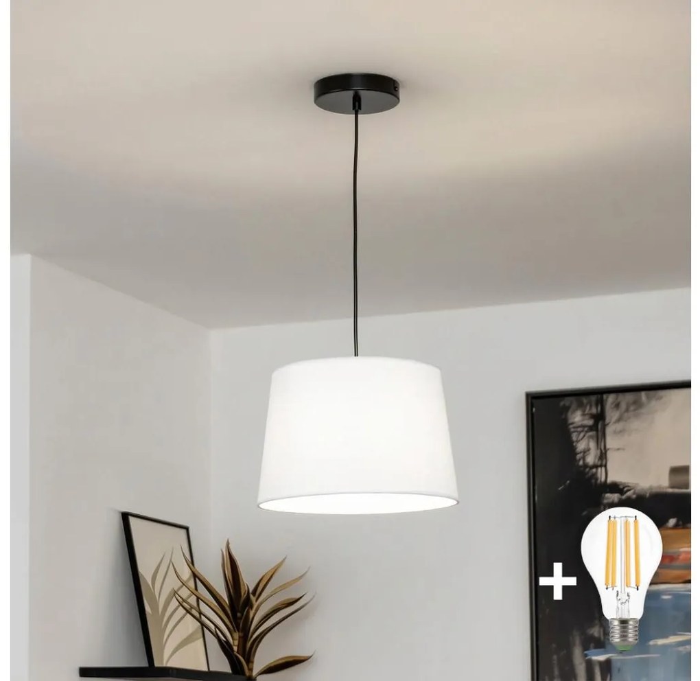 Brilagi - Lampa wisząca LED na przewodzie CERIA 1xE27/40W/230V Ø 30 cm biała