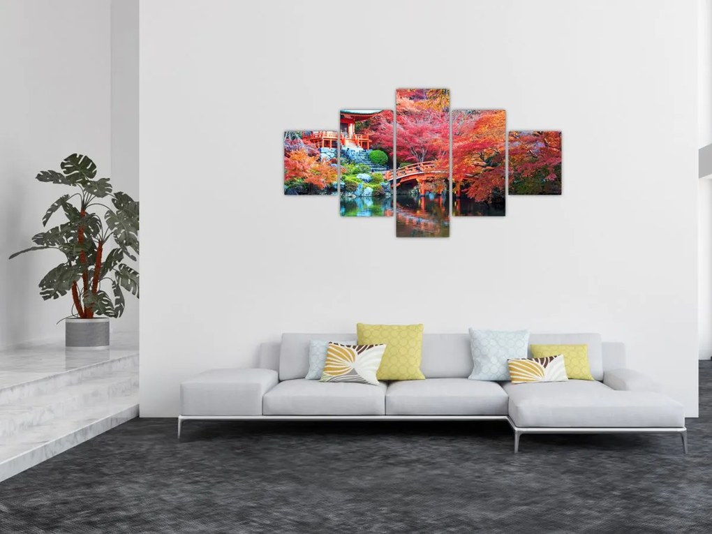 Obraz - Orientalny krajobraz (125x70 cm)