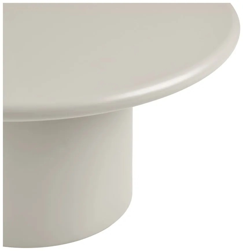 Kremowy okrągły stolik ø 80 cm Nagano – House Nordic