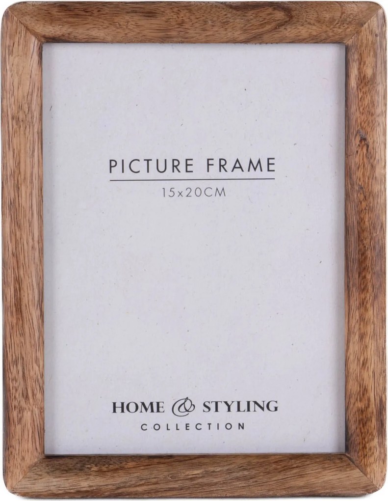 Drewniana ramka na zdjęcie, stojąca, z drewna mango