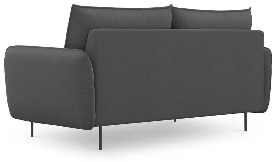 Ciemnoszara sofa Cosmopolitan Design Vienna, 160 cm