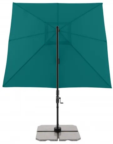 DERBY DX 280 x 280 cm - parasol ogrodowy z boczną nogą : Substancja Desen - 848
