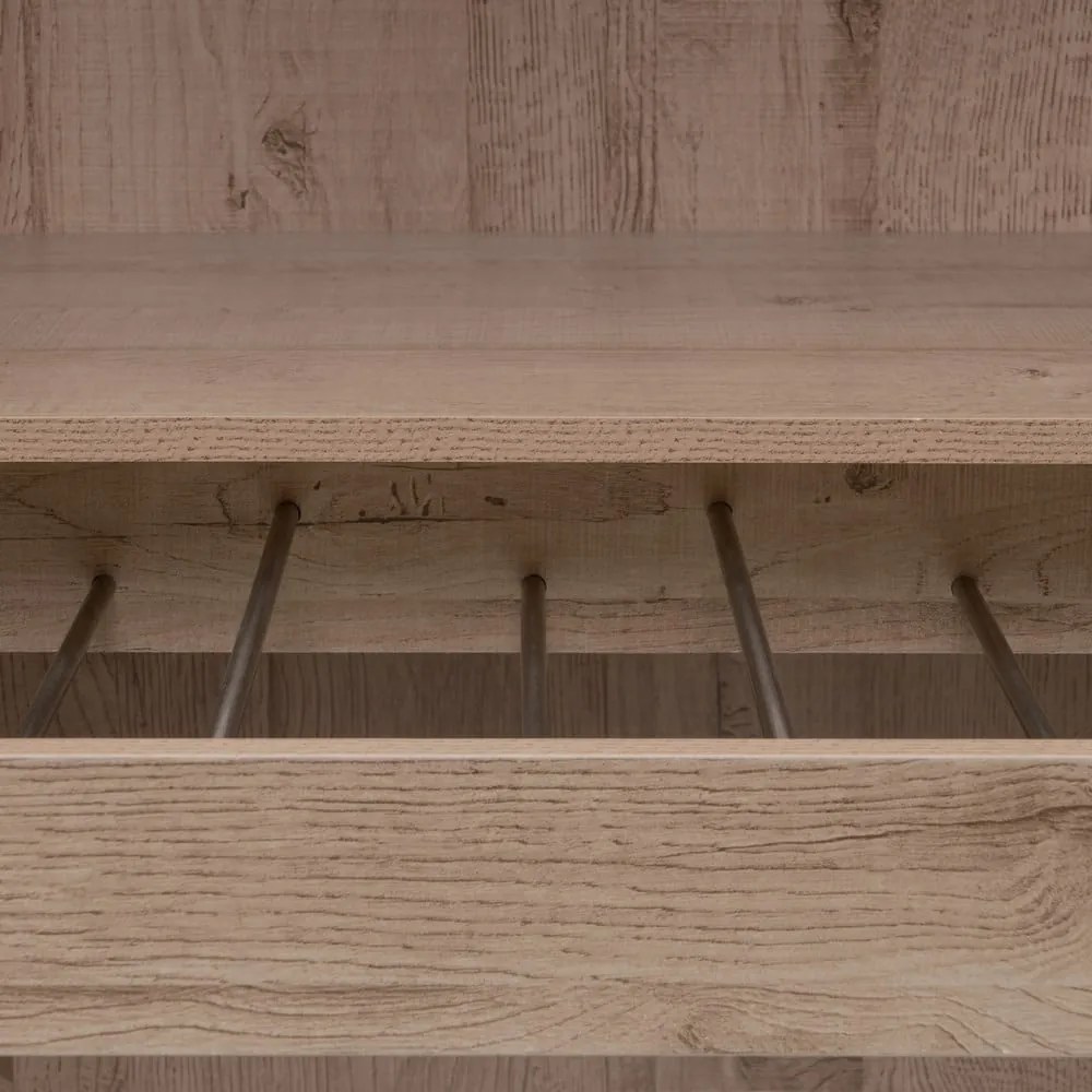 Otwarta szafa modułowa w dekorze dębu w naturalnym kolorze 60x180x45 cm Modular – Casa Selección