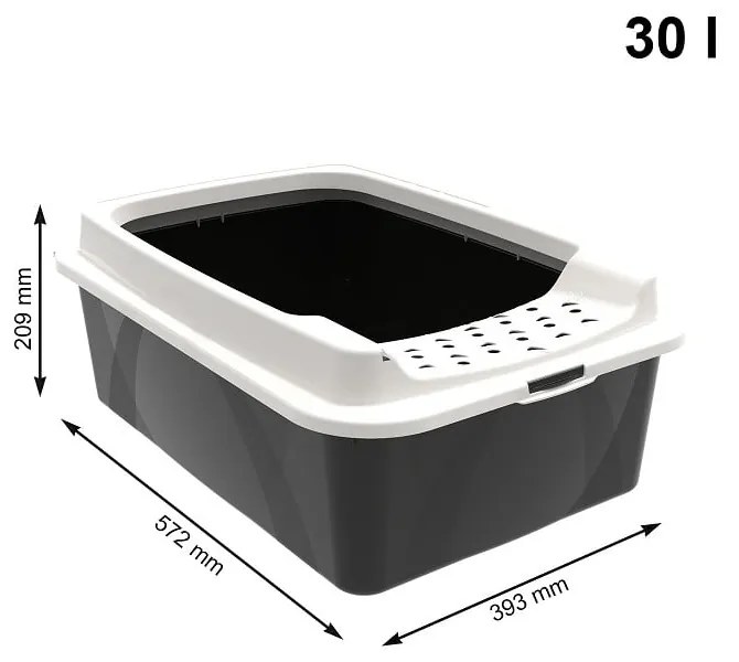 Kuweta dla kota 57,2x39,3 cm Eco Bonnie – Rotho