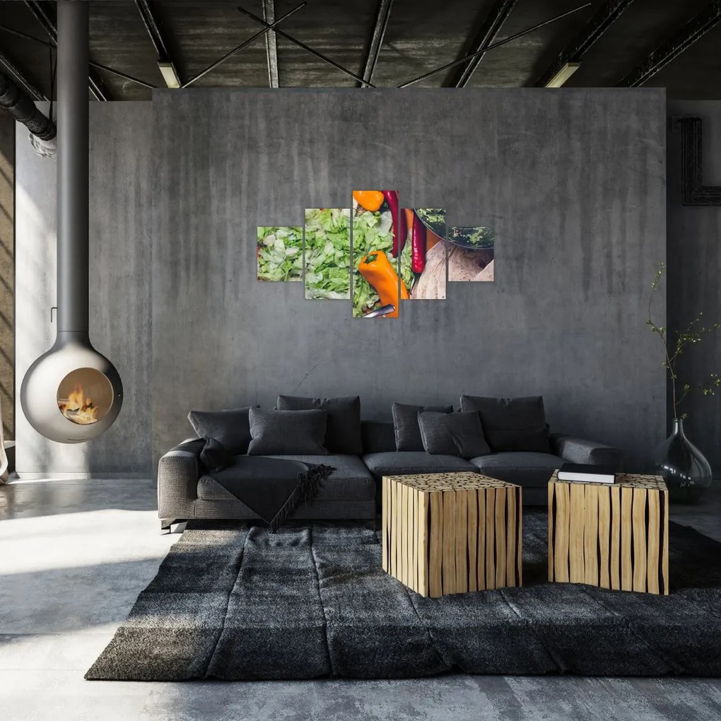 Obraz warzyw (125x70 cm)