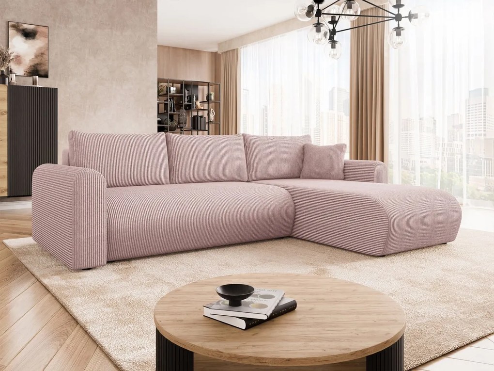 Narożnik z funkcją spania Wousia Sztruks