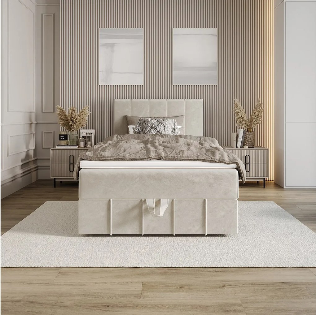 Łóżko kontynentalne BAHAMA 100x200 Monolith 02