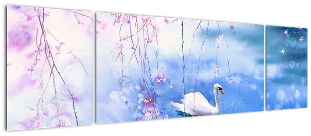 Obraz - Magiczne jezioro (170x50 cm)