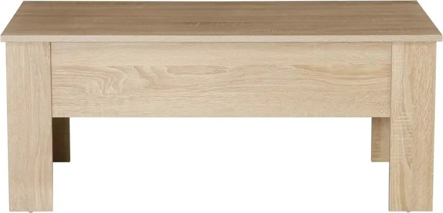 PROMOCJA Stolik kawowy RIWA z wysuwanym blatem 100x50 cm, dąb
