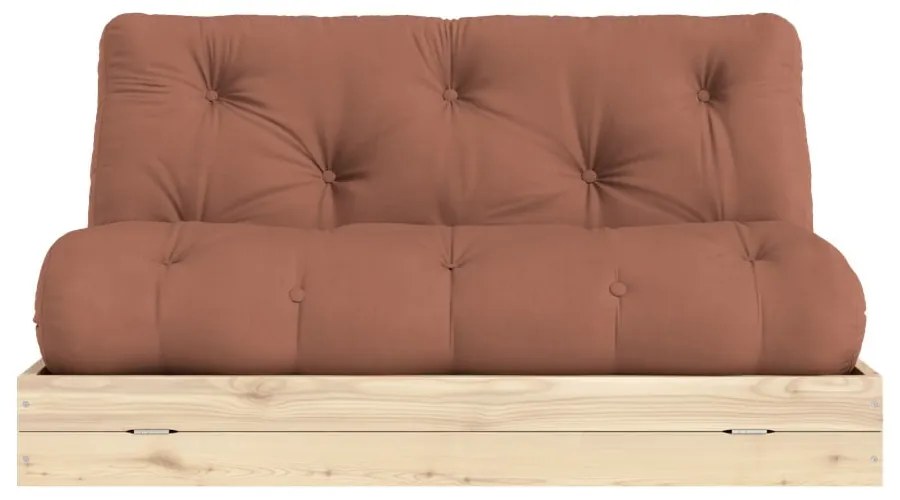 Ceglasta/w kolorze terakoty rozkładana sofa 145 cm Flip – Karup Design
