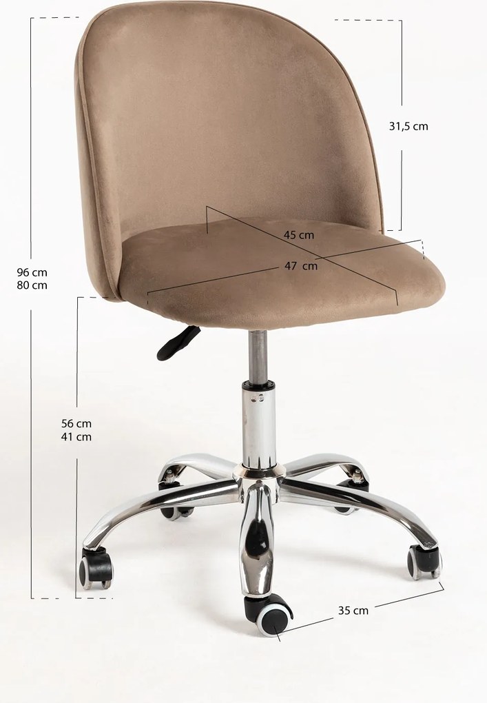 Krzeso biurowe Vint Velvet