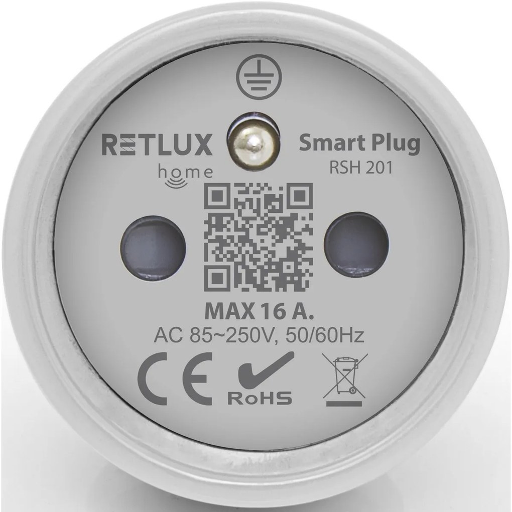 Retlux RSH 201 Inteligentne gniazdko z połączeniem Wi-Fi i Bluetooth