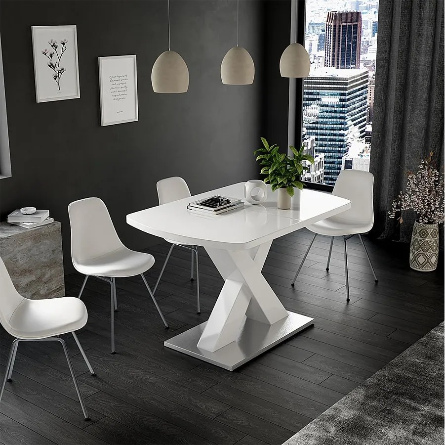 Stół do jadalni biały 120x80x76 chinto