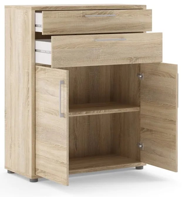 Element modułowych systemów półek w dekorze dębu 84x105 cm Prima – Tvilum
