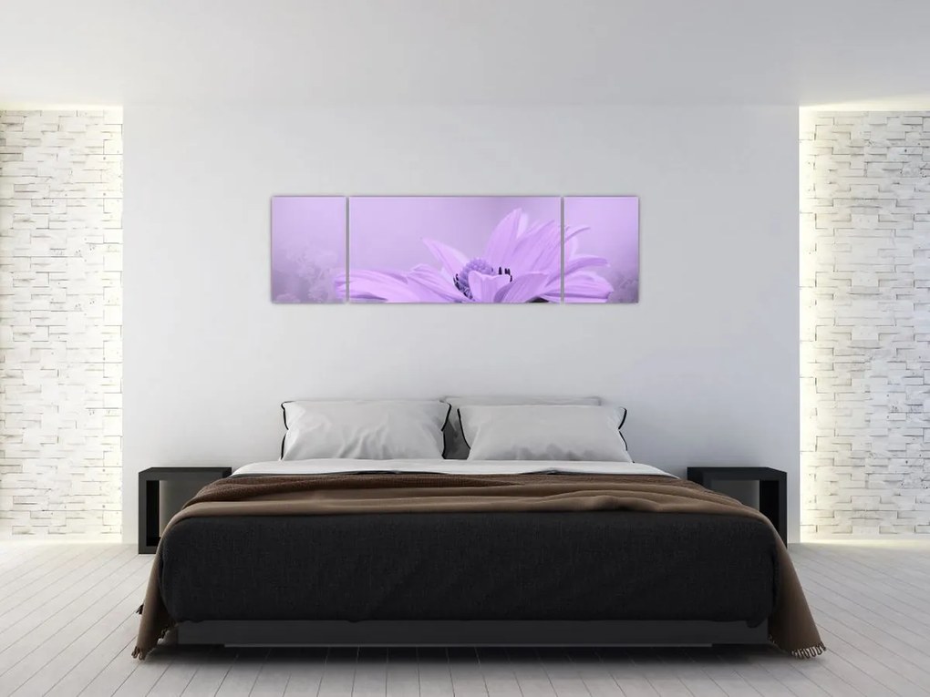 Obraz - Fioletowy kwiat (170x50 cm)